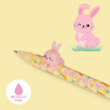 2 Penne Gel Animaletto Decorativo Hoppy Easter - Secret Easter 2026 1+2 - Realizzandoo