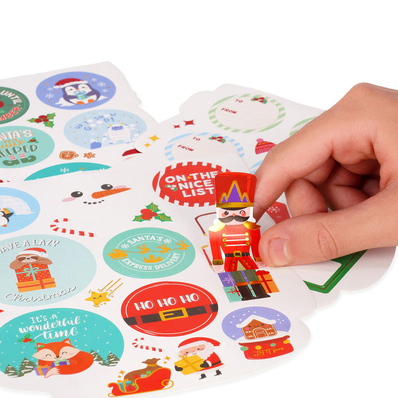 Set Di 150+ Stickers Natalizi Sticker Book - Santa Claus