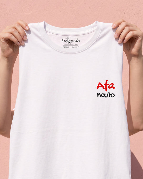 Maglietta Afanculo - T-shirt Ironica