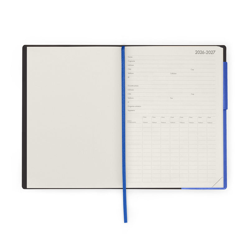 Agenda del Docente Settimanale 13 Mesi 2026/2027 - Eclectic Blue