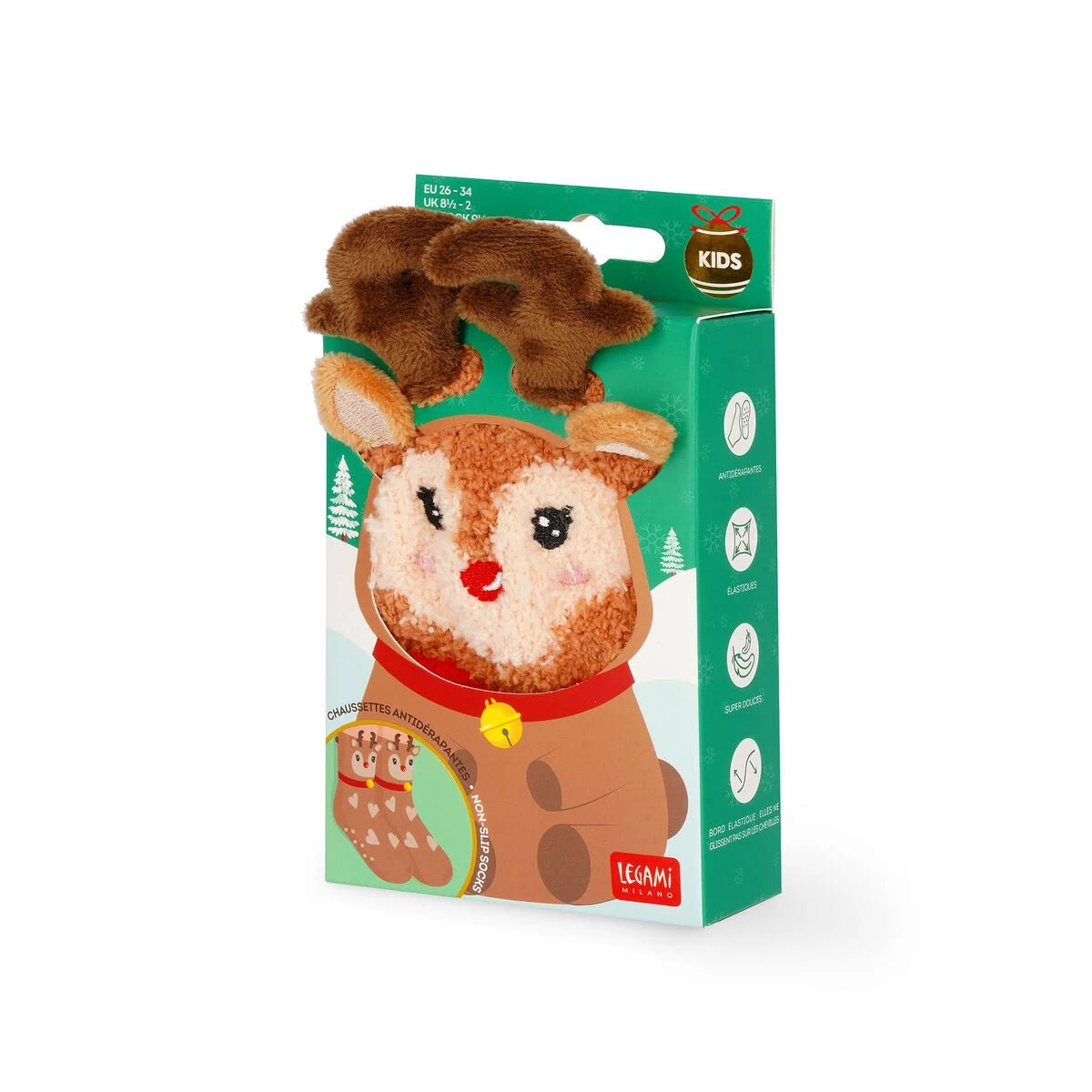 Calzini Antiscivolo Reindeer - It's a Match! - Realizzandoo