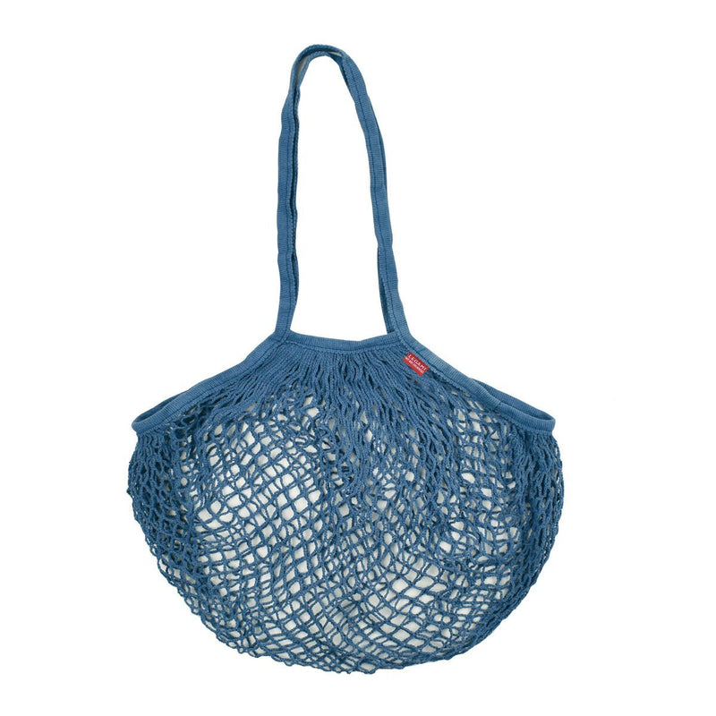 Cotton Mesh Bag Borsa A Rete In Cotone - Blue - Realizzandoo