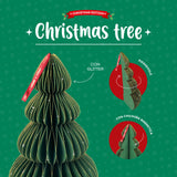Decorazione di Natale a Nido d'Ape - Christmas Tree