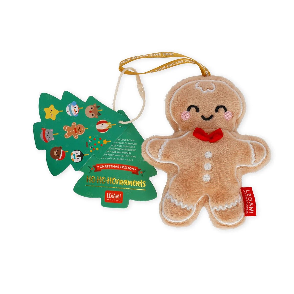 Decorazione Natalizia di Peluche - Ginger Bread - Oh - Oh - Ohrnaments - Realizzandoo