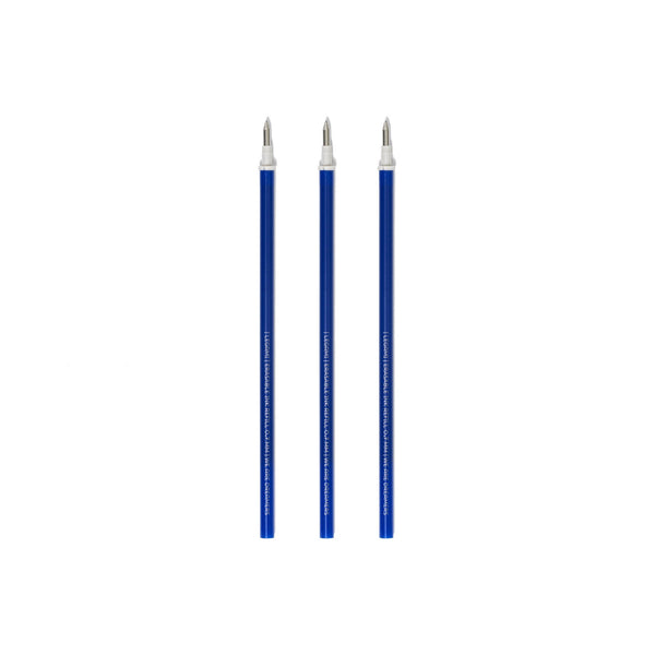 Erasable Pen Refills 3 Refill Penna Gel Cancellabile - Blue - Realizzandoo