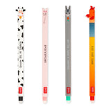 Erasable Pen Set di 4 Penne Gel Cancellabili - Farm Sweet Farm