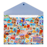 Fold & Order Cartelletta Portadocumenti - Travel Stickers