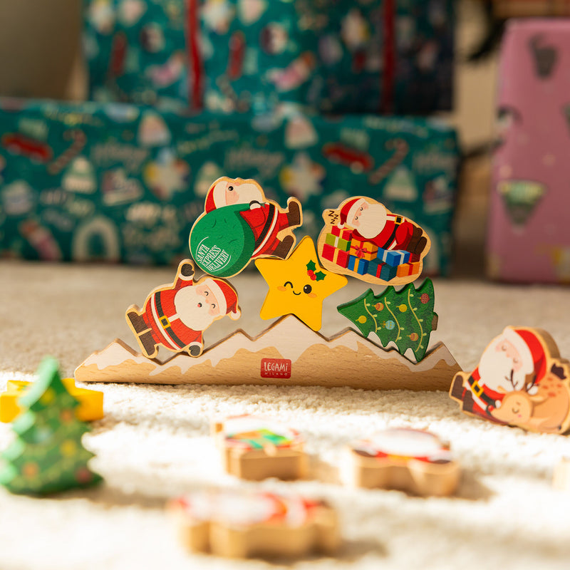 Gioco in Legno Impilabile - Ho Ho Ho Balancing Game