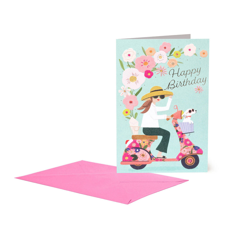Greeting Card - Bike Girl - Realizzandoo