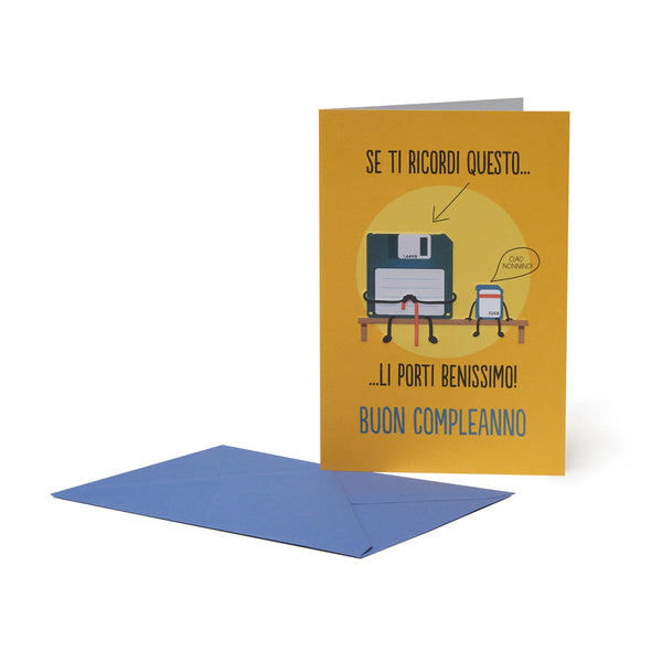 Greeting Card - Floppy Disk - Realizzandoo