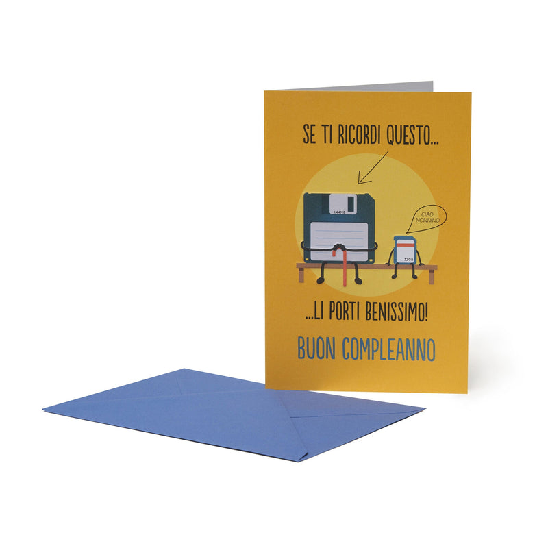 Greeting Card - Floppy Disk - Realizzandoo