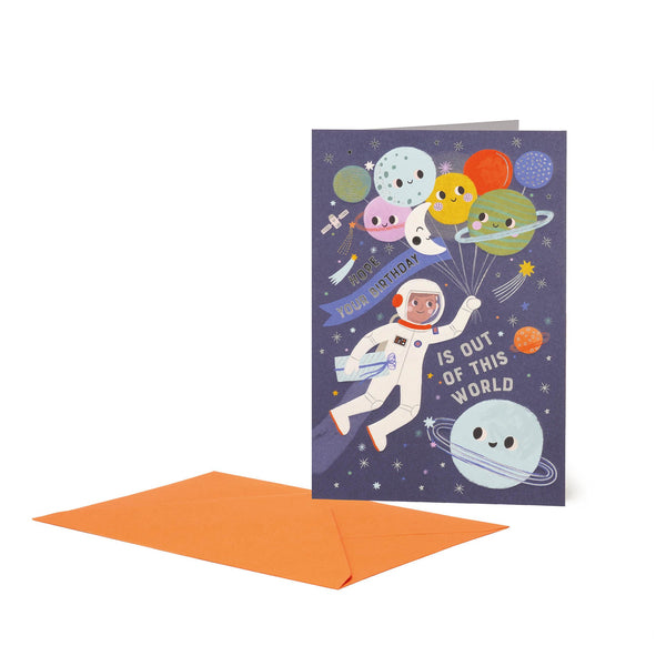 Greeting Card - Space Balloons - Realizzandoo