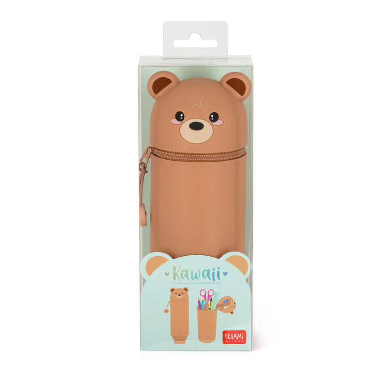 Kawaii Astuccio 2-in-1 in Silicone - Teddy Bear