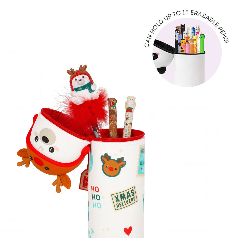 Kawaii Astuccio di Natale 2-in-1 in Silicone - Polar Bear