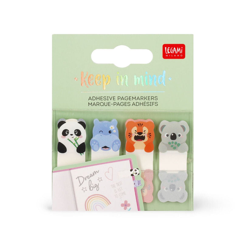 Keep In Mind Segnapagina Adesivi - Cute Animals - Realizzandoo