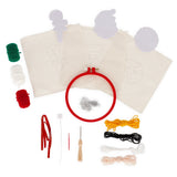 Kit Creativo per Decorazioni Natalizie da Appendere - Punch Needle