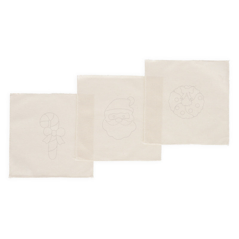 Kit Creativo per Decorazioni Natalizie da Appendere - Punch Needle