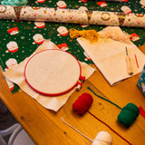 Kit Creativo per Decorazioni Natalizie da Appendere - Punch Needle
