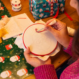 Kit Creativo per Decorazioni Natalizie da Appendere - Punch Needle