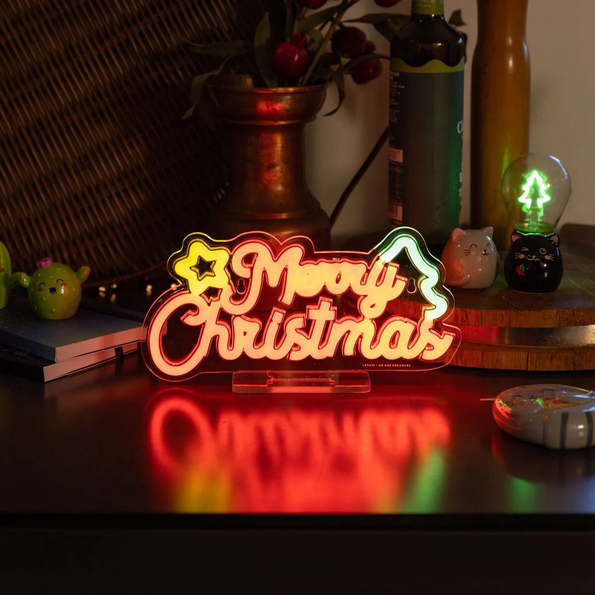 Lampada Led Effetto Neon - Merry Xmas - It's a Sign - Realizzandoo