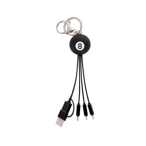 Link Up Cavo di Ricarica Portachiavi 6 in 1 - 8 Ball