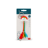 Link Up Cavo di Ricarica Portachiavi 6 in 1 - Rainbow