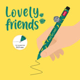 Lovely Friends Penna Gel con Animaletto - Gorilla
