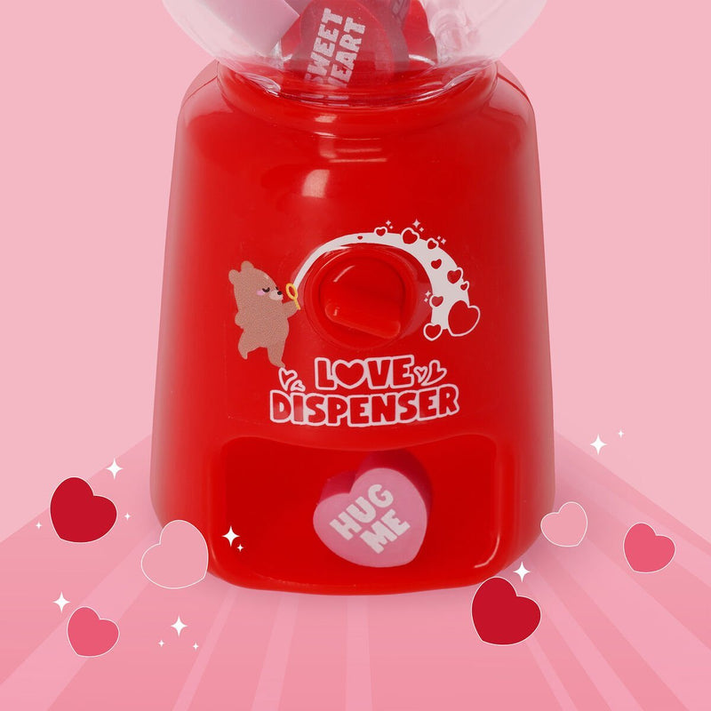 Mini Distributore Gomme Canc. Love Dispenser - Heart - Realizzandoo