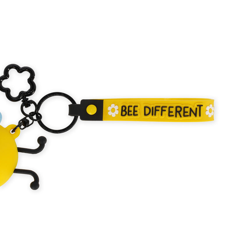 Mini Kawaii Portamonete con Portachiavi - Bee
