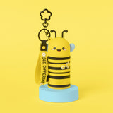 Mini Kawaii Portamonete con Portachiavi - Bee