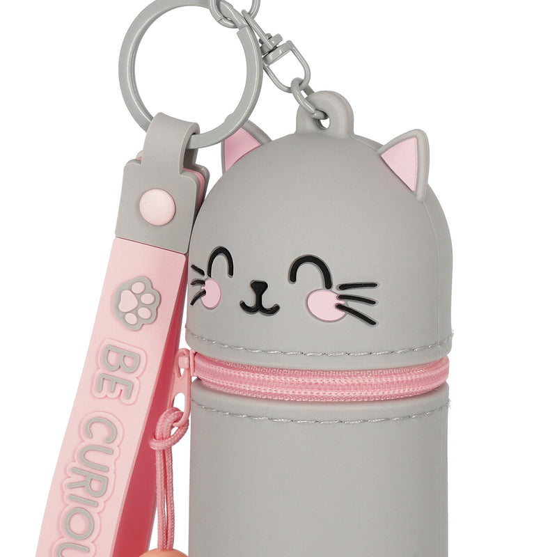 Mini Kawaii Portamonete con Portachiavi - Kitty