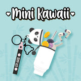 Mini Kawaii Portamonete con Portachiavi - Panda
