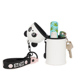 Mini Kawaii Portamonete con Portachiavi - Panda