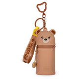 Mini Kawaii Portamonete con Portachiavi - Teddy Bear
