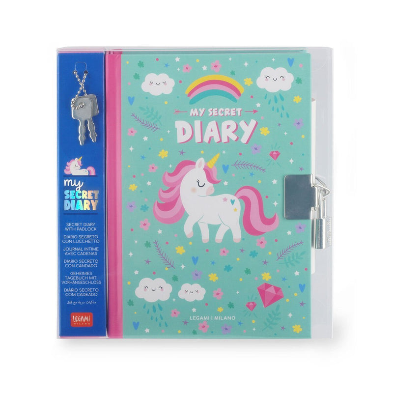 My Secret Diary Diario Segreto Con Lucchetto - Unicorn - Realizzandoo