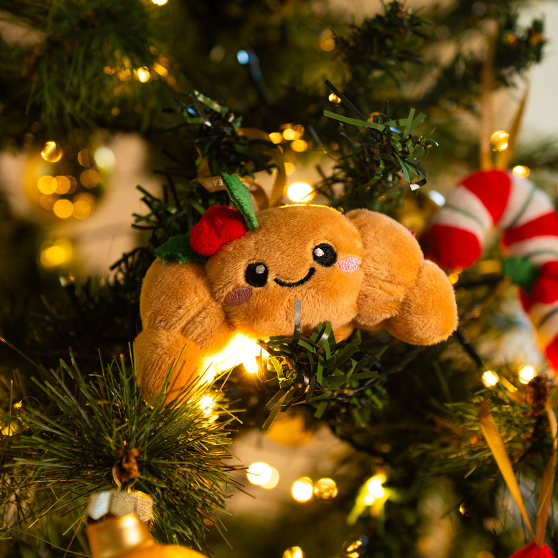 Oh-Oh-Ohrnaments Decorazione in Peluche per l'Albero - Croissant
