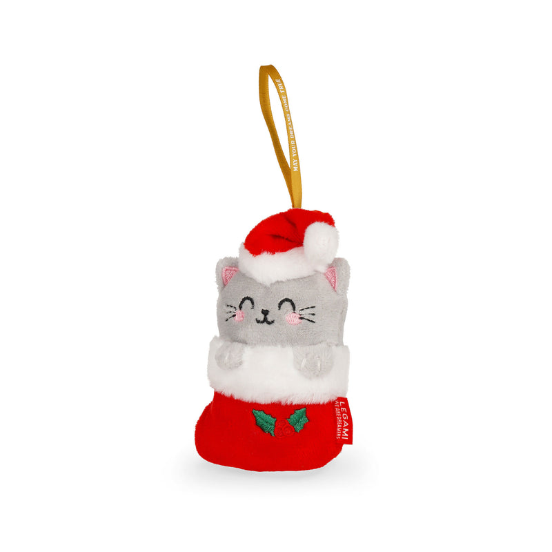 Oh-Oh-Ohrnaments Decorazione in Peluche per l'Albero - Kitty