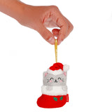 Oh-Oh-Ohrnaments Decorazione in Peluche per l'Albero - Kitty
