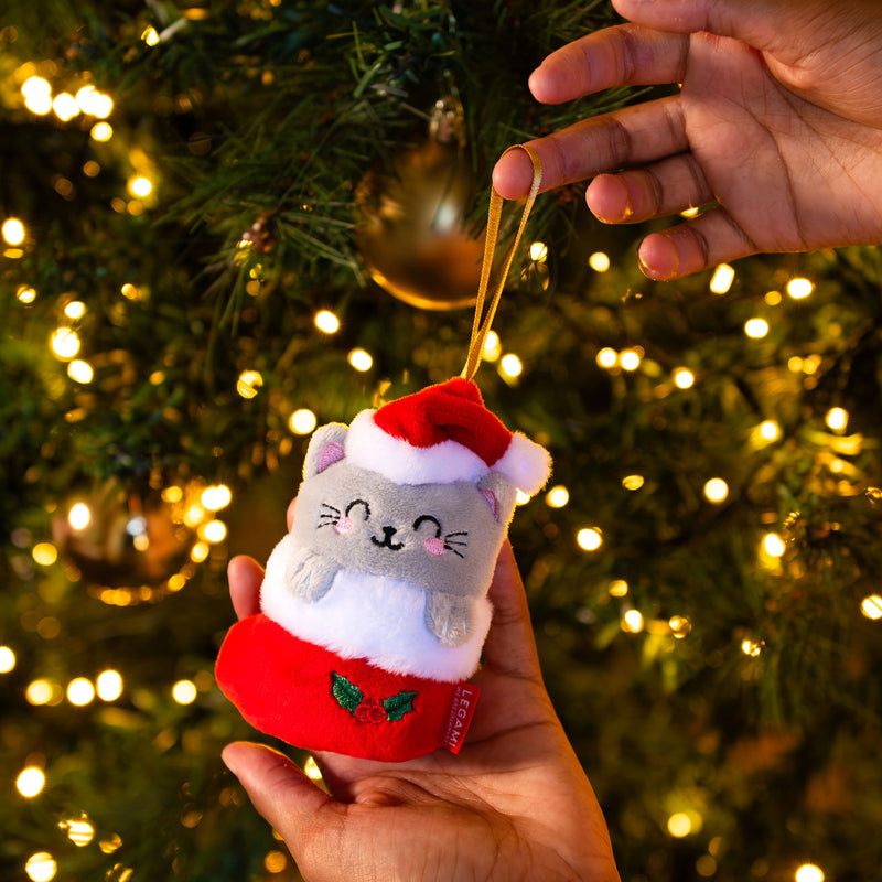 Oh-Oh-Ohrnaments Decorazione in Peluche per l'Albero - Kitty