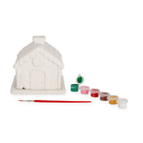 Paint Your Christmas Kit Portaincenso da Dipingere - Gingerbread House