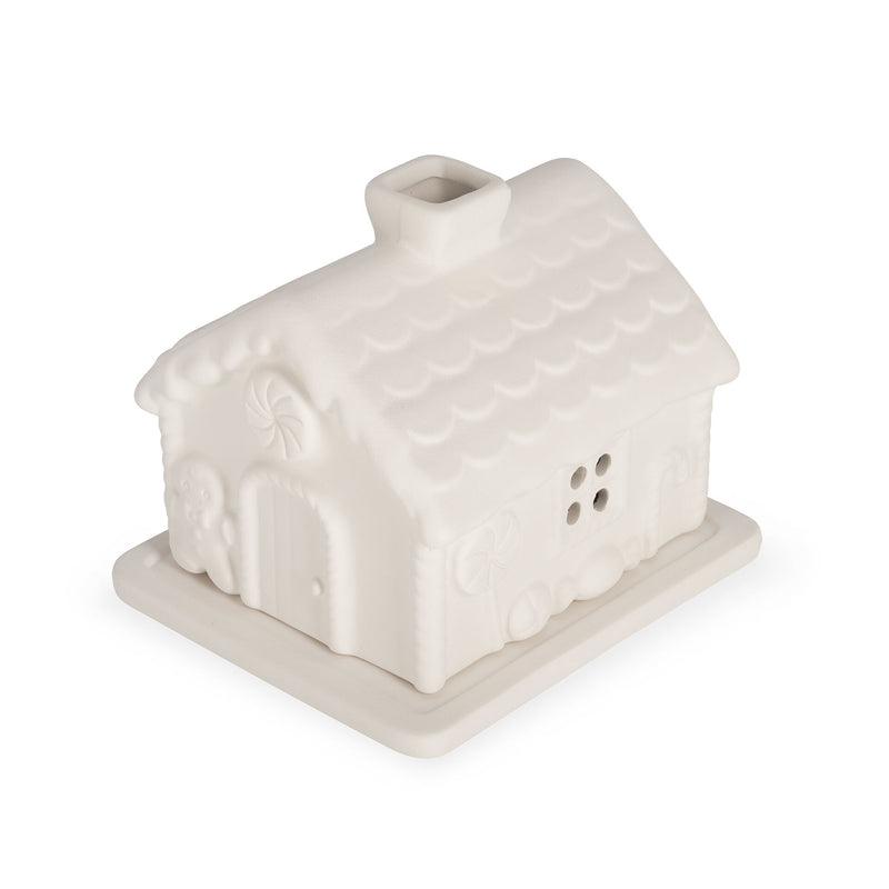 Paint Your Christmas Kit Portaincenso da Dipingere - Gingerbread House