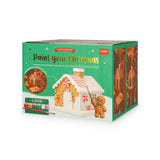 Paint Your Christmas Kit Portaincenso da Dipingere - Gingerbread House