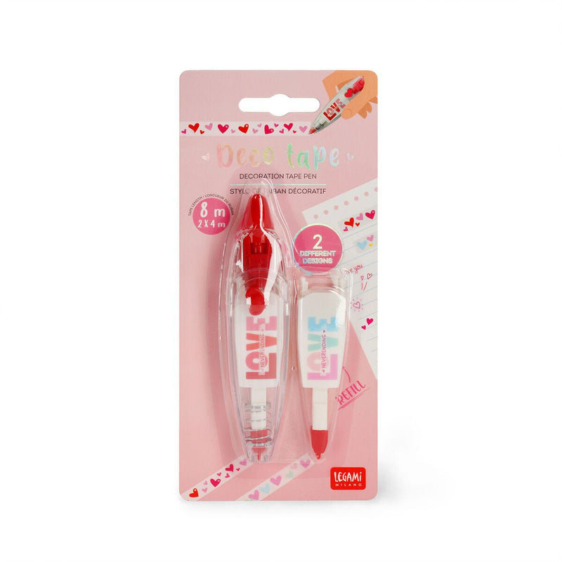 Penna A Nastro Per Decorazione Deco Tape - Heart - Realizzandoo