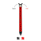 Penna A Sfera A Due Colori Clickeclack - Ladybug - Realizzandoo