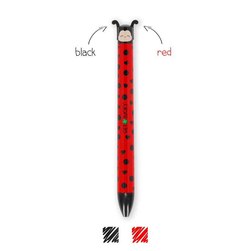 Penna A Sfera A Due Colori Clickeclack - Ladybug - Realizzandoo