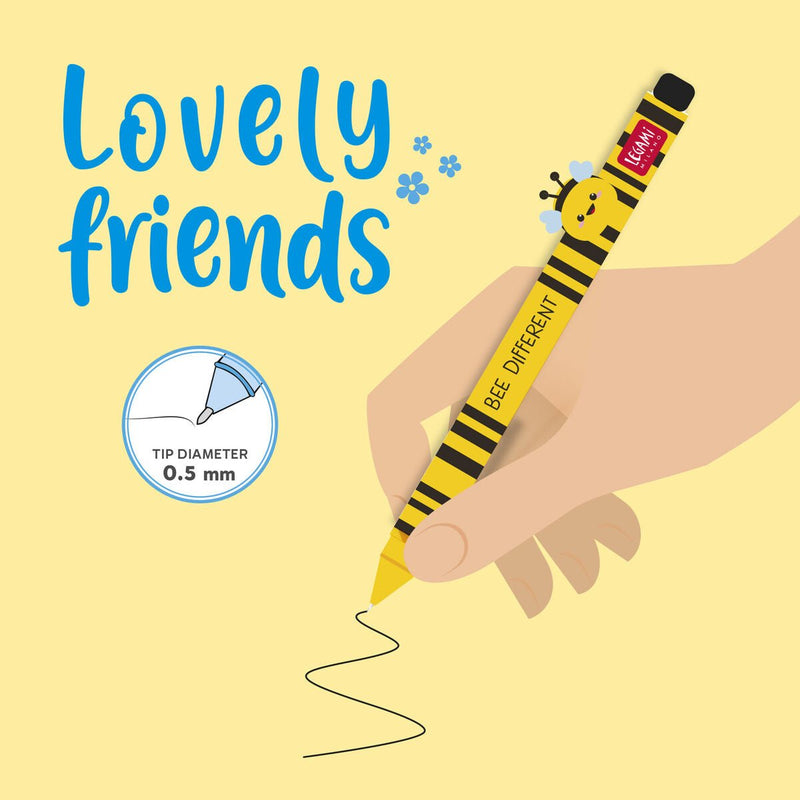 Penna Gel con Animaletto Lovely Friends - Bee - Realizzandoo