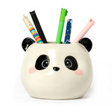 Portapenne In Ceramica Desk Friends - Panda - Realizzandoo