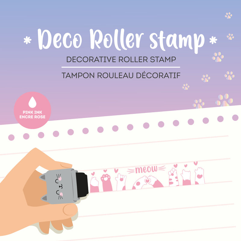 Roller Stamp Timbro Decorativo a Rullo - Kitty