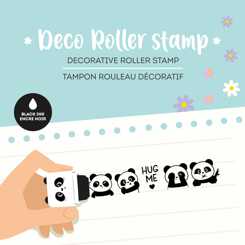 Roller Stamp Timbro Decorativo a Rullo - Panda