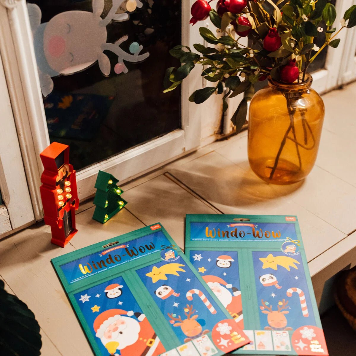 Set 70 Adesivi Elettrostatici per Finestra - Windo - Wow - Realizzandoo